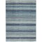 Homeroots 5 x 7 ft. Navy Blue Ornate Stripes Area Rug 385598 - alternate 7